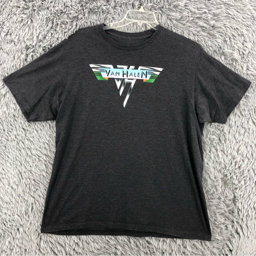 Van Halen Tshirt Mens XL Logo Spellout Shirt 80s Music Rock